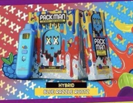Packman Blue Razzle Runtz Disposable (HYBRID)