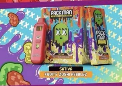 Packman Fruity Zushi Pebblez Disposable (SATIVA)